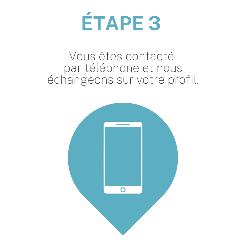 Recrutement Etape 3 