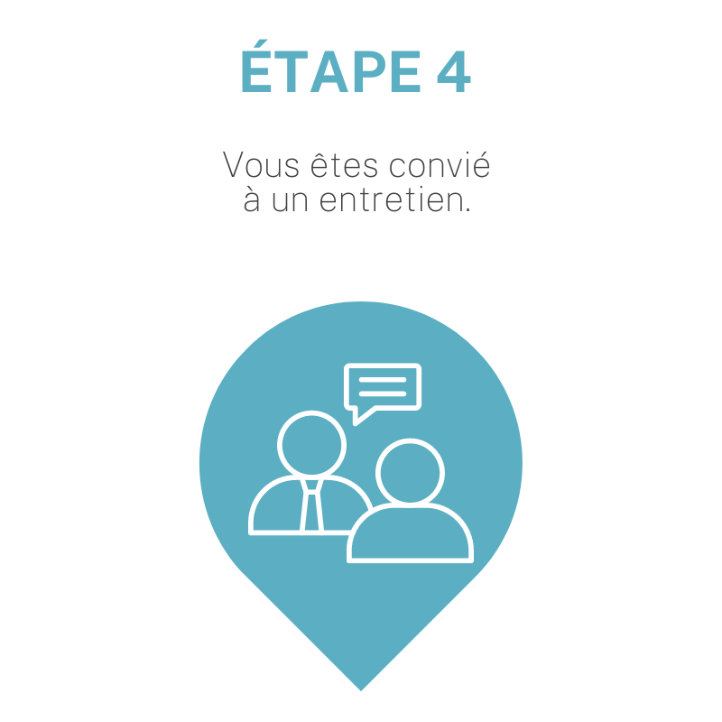 Recrutement Etape 4