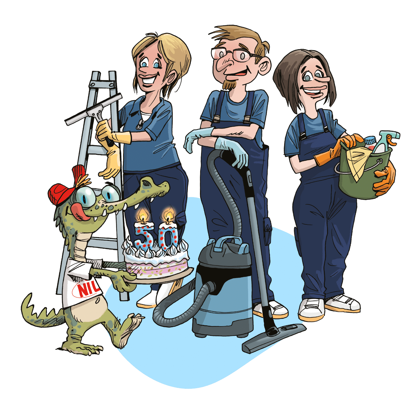Illustration NIL entreprise de nettoyage